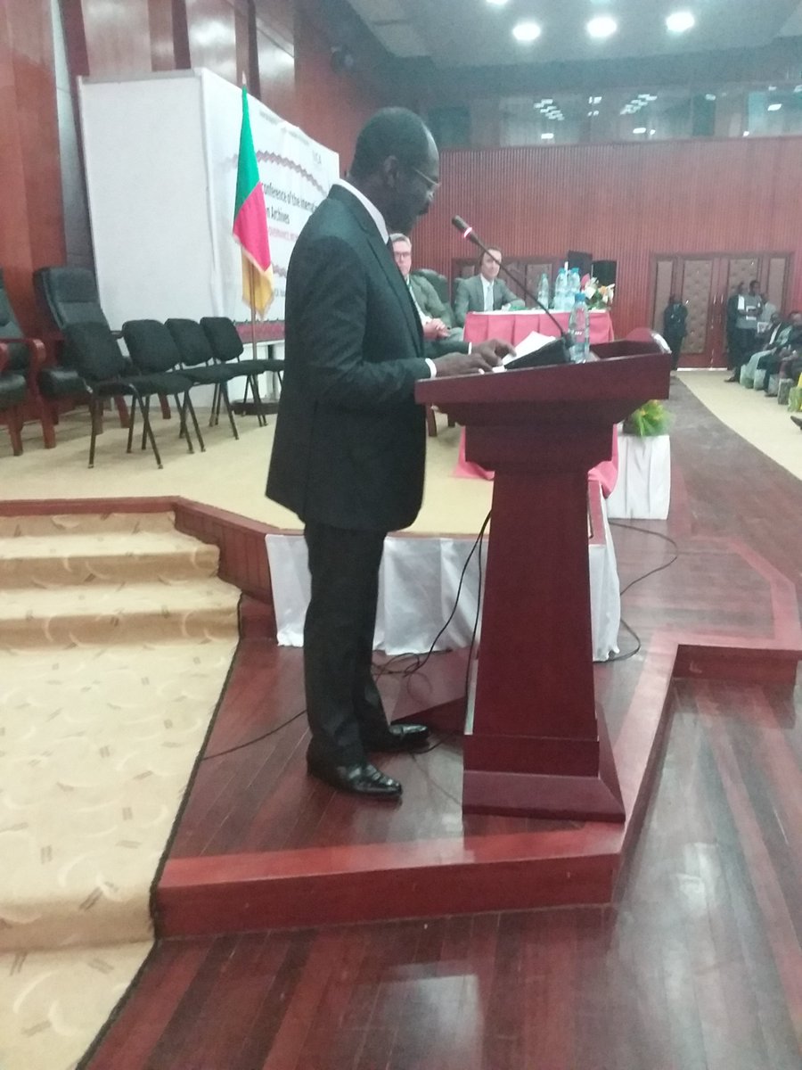 Archives Nationales - Cameroun (officiel) (@archivesnatcmr) on Twitter photo We had the speeches of the President of ICA, David Fricker and the Cameroonian Minister of Arts and Culture Professor Narcisse Mouelle Kombi! for the authorities
#ICAYAOUNDE2018 <a href="/ArchivesNatCmr/">Archives Nationales - Cameroun (officiel)</a> We had the speeches of the President of ICA, David Fricker and the Cameroonian Minister of Arts and Culture Professor Narcisse Mouelle Kombi! for the authorities
#ICAYAOUNDE2018 <a href="/ArchivesNatCmr/">Archives Nationales - Cameroun (officiel)</a>