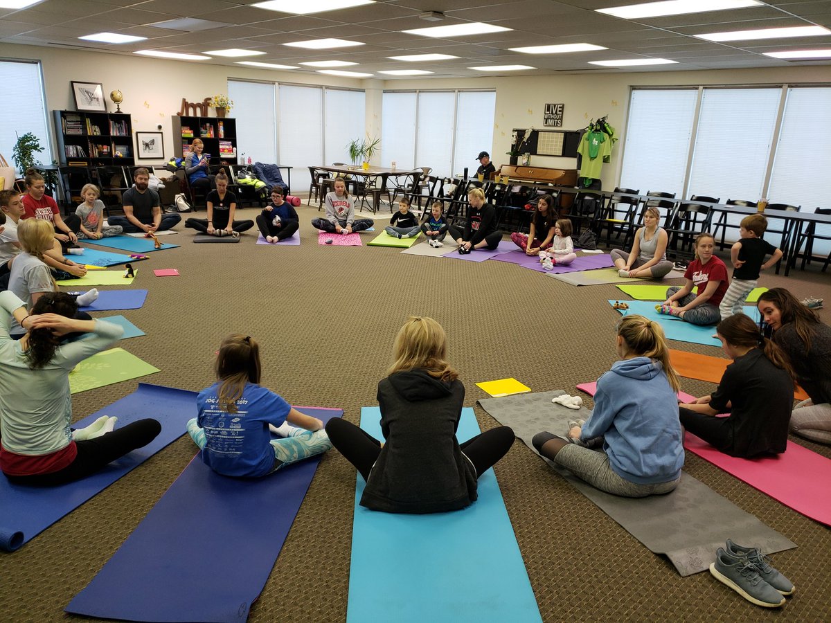 JMaleyFitness's tweet photo. Such a great group of Yogis today for the first JMFitness Adaptive Yoga session. Getting some calm before the busy holiday season. https://t.co/9jPVJ4FmNf