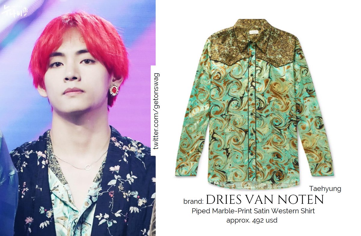 dries van noten western shirt