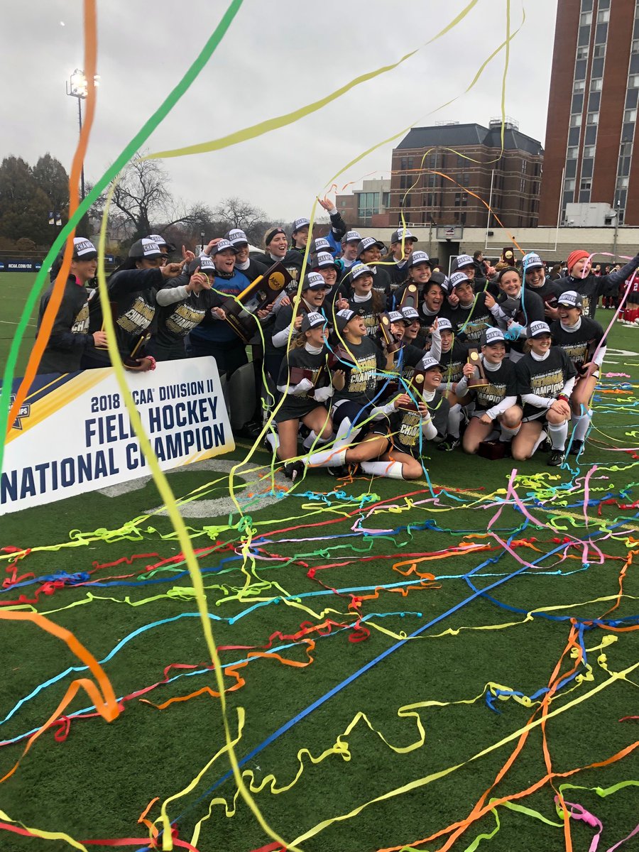 Congratulations to Shippensburg University the NCAA Division II field hockey champions!  Three in a row!!!