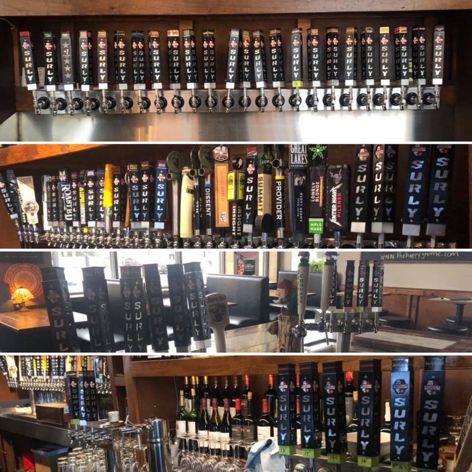 Today is <a href="/surlybrewing/">surlybrewing</a>'s World's Largest Tap Take Over at the Happy Gnome! Come get your Surly on!!