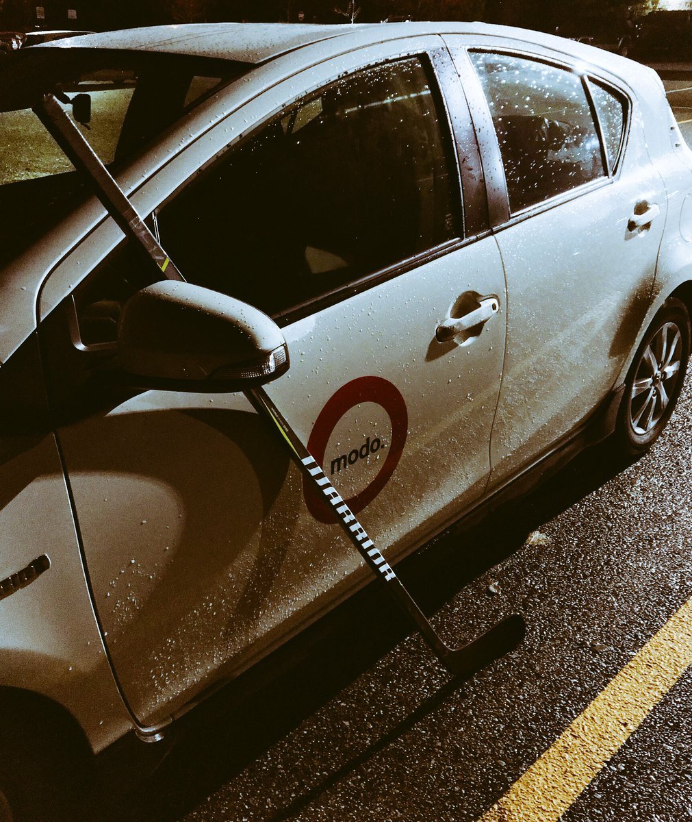 WanderlustMegan's tweet photo. One assist and a win last night in my beer league game! Love being with @modo_carcoop. I couldn’t play on my North Shore @theASHL team without you! 🏒 🚘 #ModoEverywhere #letsmodo https://t.co/Ias9bmOEbU