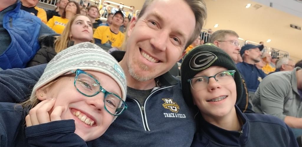 First game at <a href="/FiservForum/">Fiserv Forum</a> ! #wearemarquette