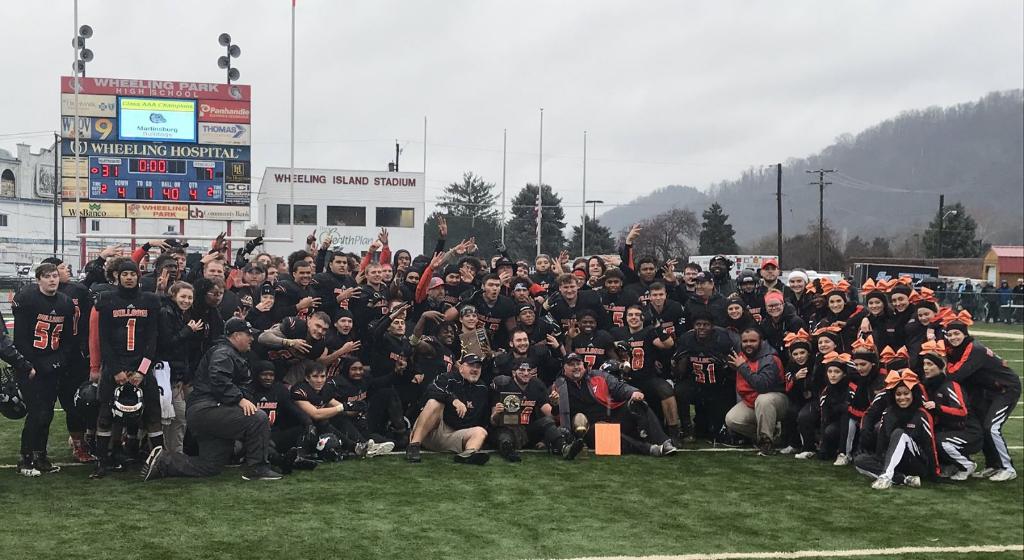 Congratulations to the Martinsburg High Bulldogs Football team on their AAA championship win. This is the third championship in a row and seventh in the last 9 years. #BerkCoSchoolsWV