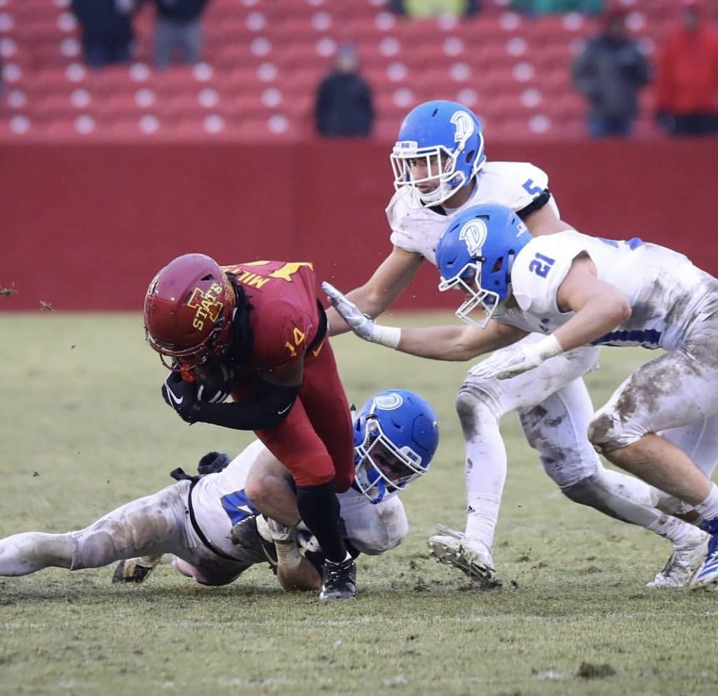 “We’re Division I players too. It’s not like we’re just a bunch of nerds running out there.” - <a href="/DrakeBulldogsFB/">Drake Football</a> Defensive End Nathan Clayberg