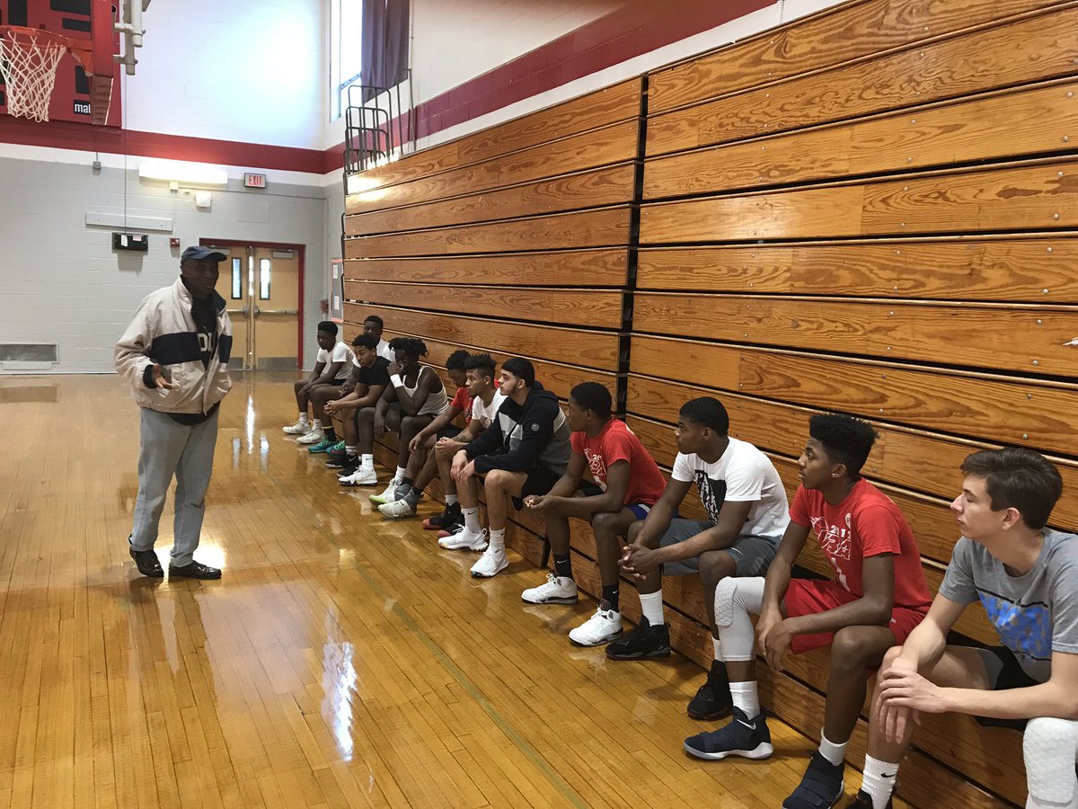 Special Thanks to Coach Harvard for stopping by practice today to speak to the VHS Basketball Team!