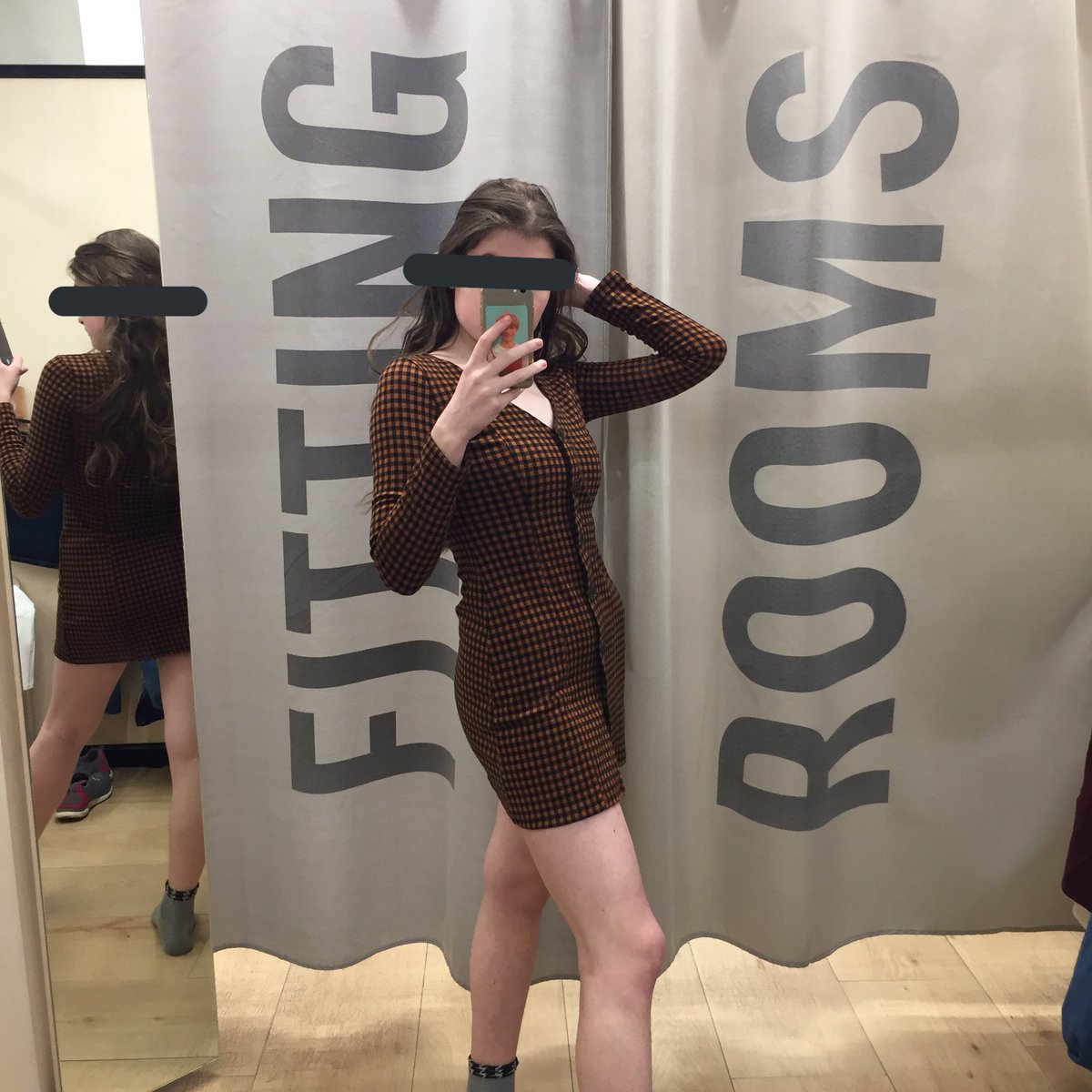 jimchub1's tweet photo. These were from bersha and I’m sad bc the mom jeans were US 00 and I could’ve fitted if I lost an inch ugh but why don’t I look good even being in that size?? I don’t understand also here’s me in a dress I tried my best but it kept making me feel fat :( https://t.co/iMHouveNeY