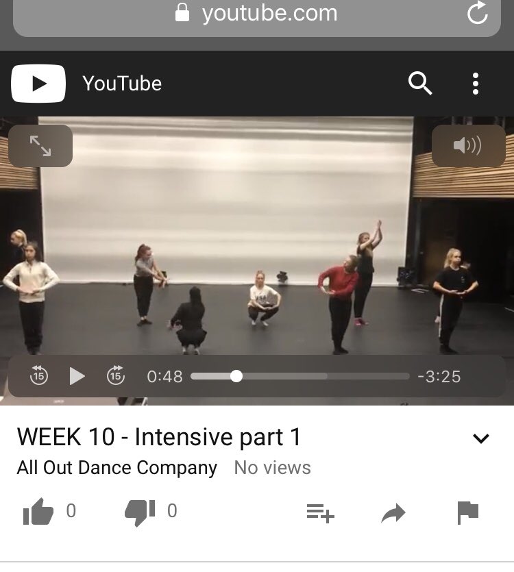 Intensive week has begun! Day 1! Have a look at our channel and give us a like!! m.youtube.com/channel/UCWpMe… <a href="/alloutcompany/">All Out Dance Company</a> @bathspaprods