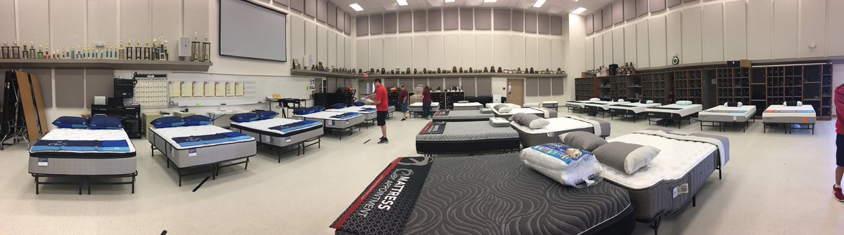 The showroom is all set up. Come see us! We’ll be here until 5pm.