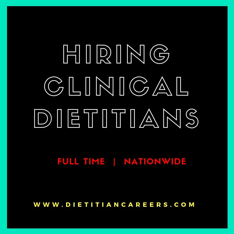 Have you checked out our site dietitiancareers.com  We have openings for #dietitians nationwide. 

 #nutrition #dietitiancareers #Dietitianjobs #Nutritionjobs #Dietetics #RegisteredDietitian #Dietitian #Dietician #RDEligible #Dietitianrecruiter  #Dietitianstaffing