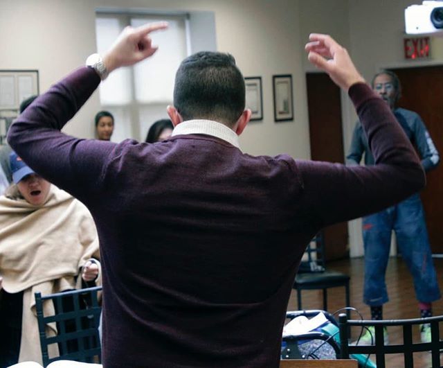 NYChoral's tweet photo. Associate Conductor Michael Ciavaglia rehearsing with chorus as guest chorus master for #onsiteopera’a performance of #amahlandthenightvisitors at #holyapostlessoupkitchen in coordination with #breakinggroundnyc! Opening Dec 6
Bravo Michael!
#choralmusi… https://t.co/bdJLqDnDbq https://t.co/TUlfqXZUKQ