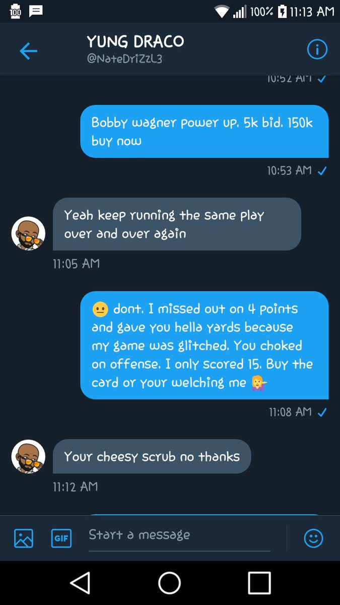 SweetInjustice_'s tweet image. So this guy @NateDriZzL3 hmu asking to wager, got clamped by the panthers😈 and decided to welch me. Can I get some RTs to expose the little nerd?