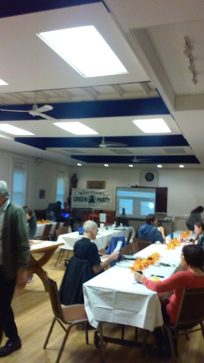WIGreens's tweet photo. A room full of @WIGreens - #FallGathering about to start! Join us! https://t.co/UB3FSATD79
