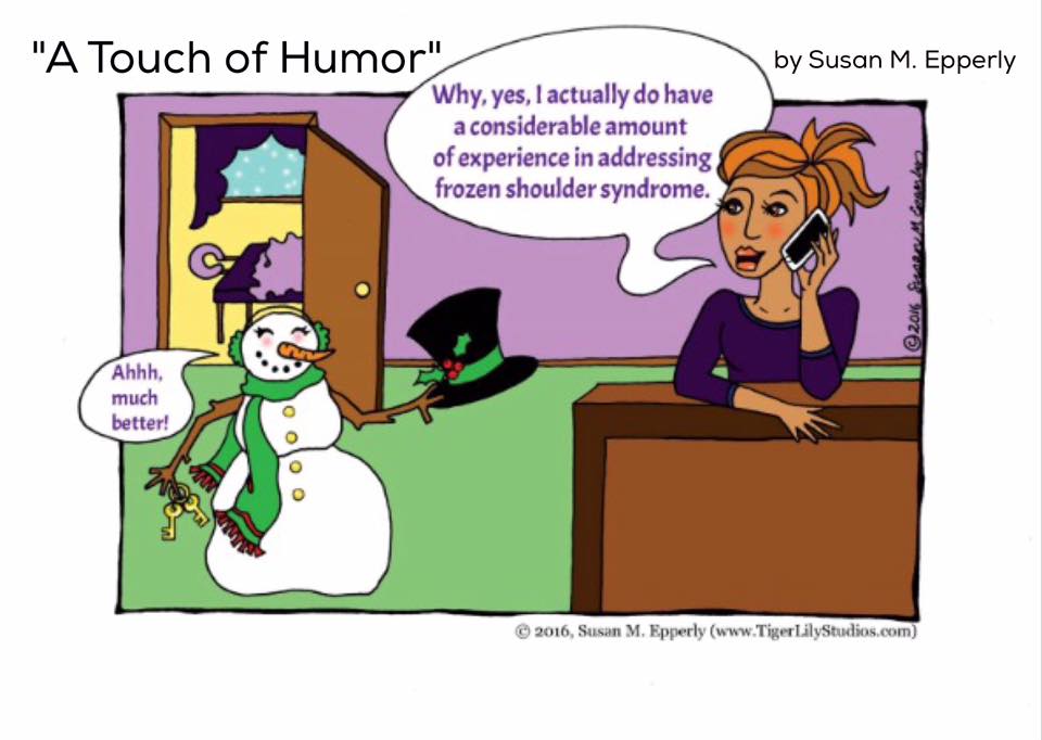 TL_Studios's tweet photo. #FrozenShoulder? Yeah, we've got some experience with that. https://t.co/hjtJsy1a9Z #massage #MassageHumor #ATouchOfHumor #Austin #ATX #AustinMassage #ATXmassage #TigerLilyStudios #bodywork #AustinBodywork #ATXbodywork https://t.co/3EUpma5xnW