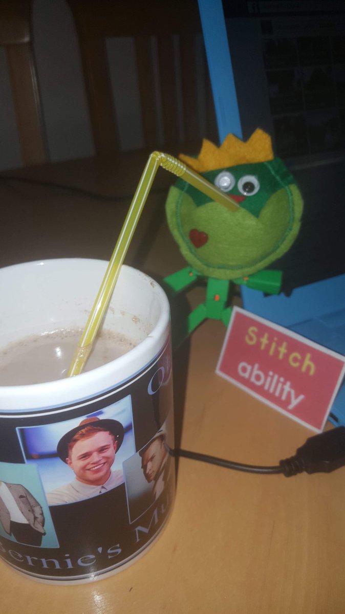 Stitchability1's tweet photo. Stitchy been out & about with Bernie one of our project participants. He needed bit of refreshment #community #stitchysprout #candoattitude #lifeability @Youthability1 @StitchDifferent https://t.co/pVnVXw9Ynh