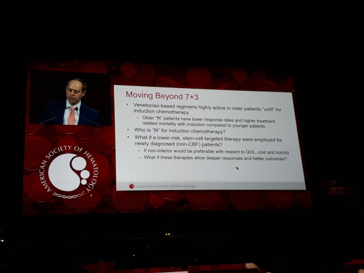 Super interesting #educationprogram in #AML and targeted therapy!! #ASH18 #morningsessions