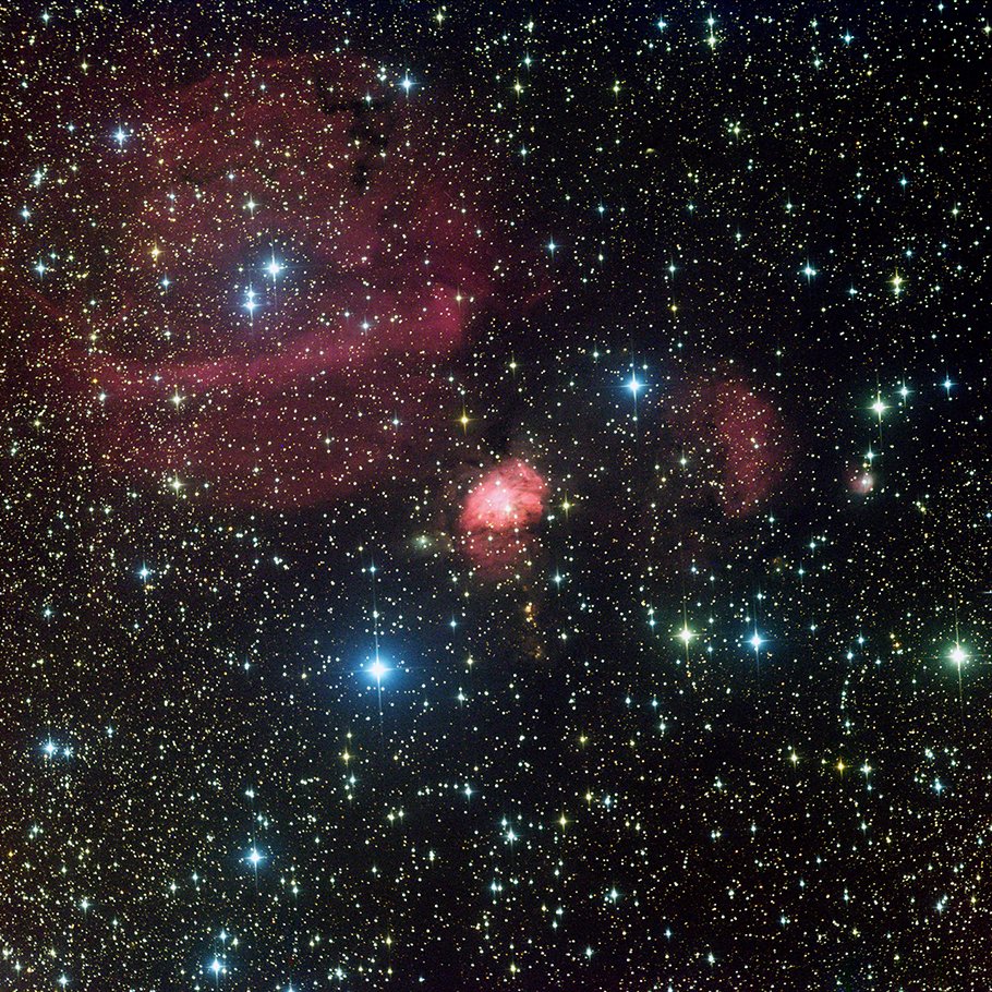 BlakePlanet's tweet image. Sharpless 235 (SAC-sh2-235)
Distance: Approximately 6,000 Light-Years
Constellation: Auriga
ATEO Telescopes
Telescope: 16" f/3.7 Astrograph Newtonian Reflector (ATEO-1)
CCD: FLI Proline
Exposures: LRGB - 600 Sec. Bin 2x2
Processed in PixInsight 1.8