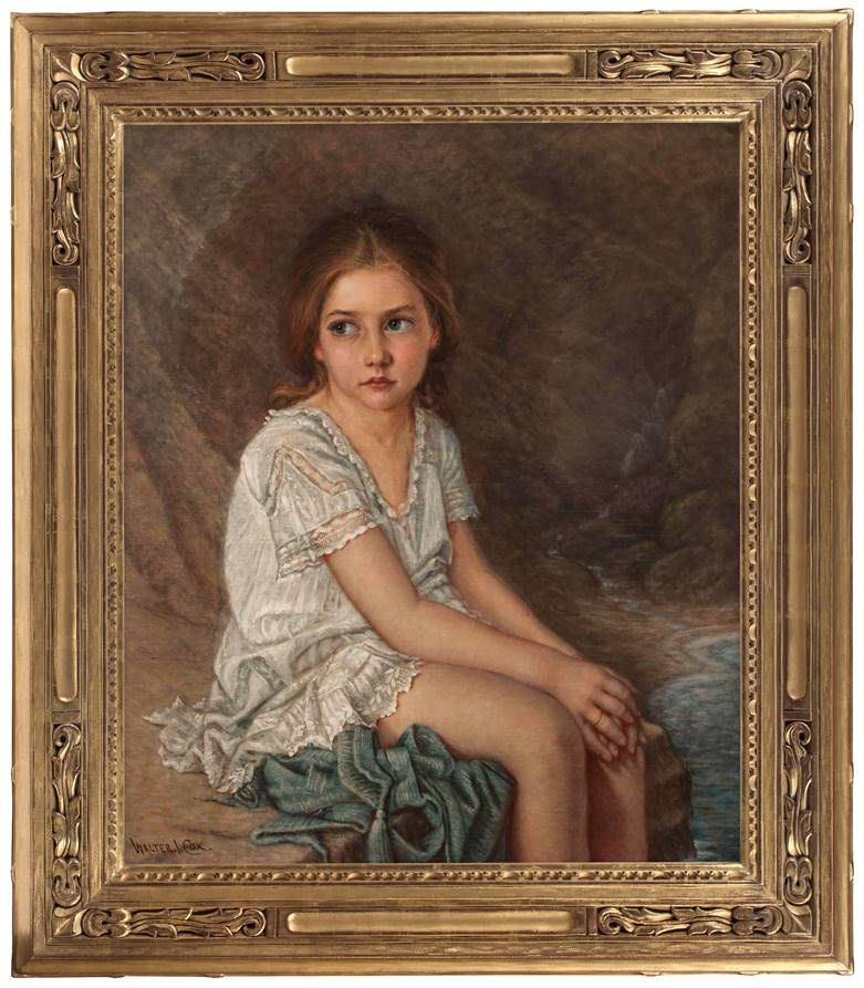 hawthfineart's tweet photo. It has been a great morning at this year's #GreenwichWinterAntiquesShow. We are so honored that local designer #TheWellAppointedHouse chose our #WalterCox, Portrait of a Girl, as their top pick of the show! #19thCenturyAmericanArt #HawthorneFineArt #AmericanArt https://t.co/Dnqt38pL5A