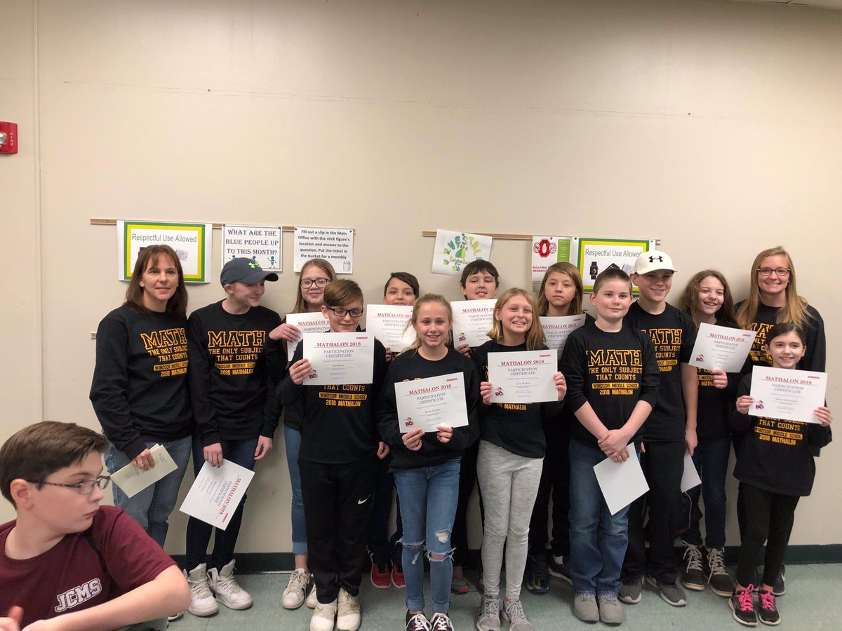 CFEPrincipal's tweet image. Nothing like some academic competition on a Saturday morning. Congratulations, @Windsor_CSD Mathletes! #mathisawesome