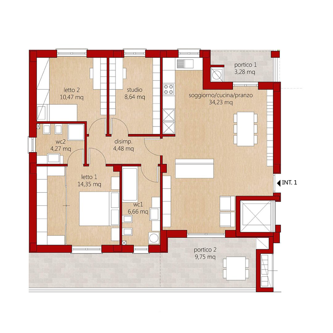 modulo_ad's tweet image. Tipologia B.

#appartamenticisternadilatina #nuovarealizzazione #appartamentizonacentrale