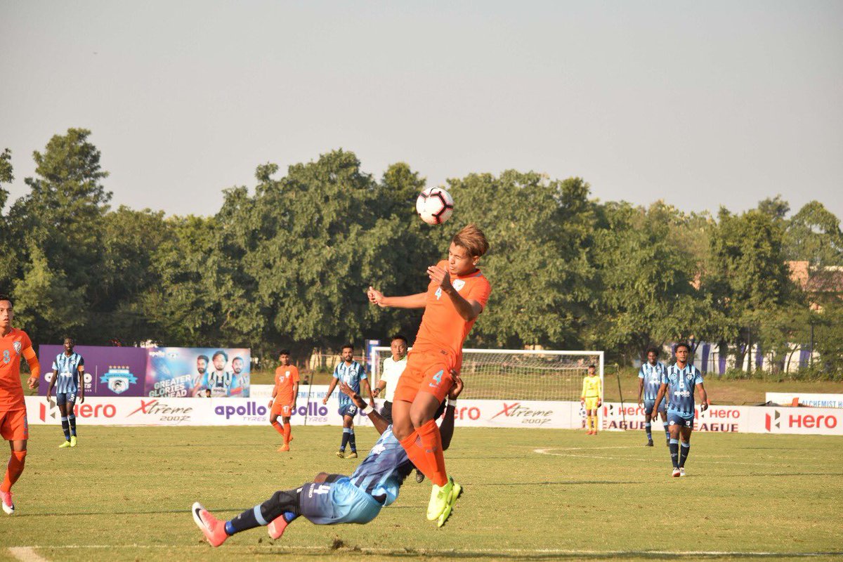 IndianFootball's tweet photo. Game #30
Snapshots from today’s @minervapunjabfc vs Indian Arrows Match!
#MPFCARW #HeroILeague #ILeagueIConquer #IndianFootball https://t.co/NJsnmjjy5n