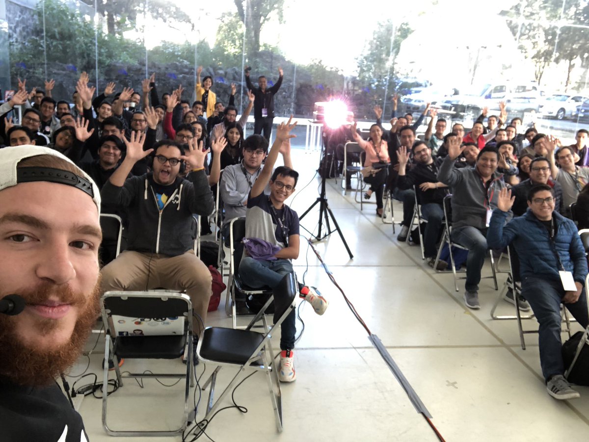 whatyouhide's tweet image. Thanks for having me @ElixirConfMX, had a blast keynoting! 🎙🎙🎙 #elixirfriends