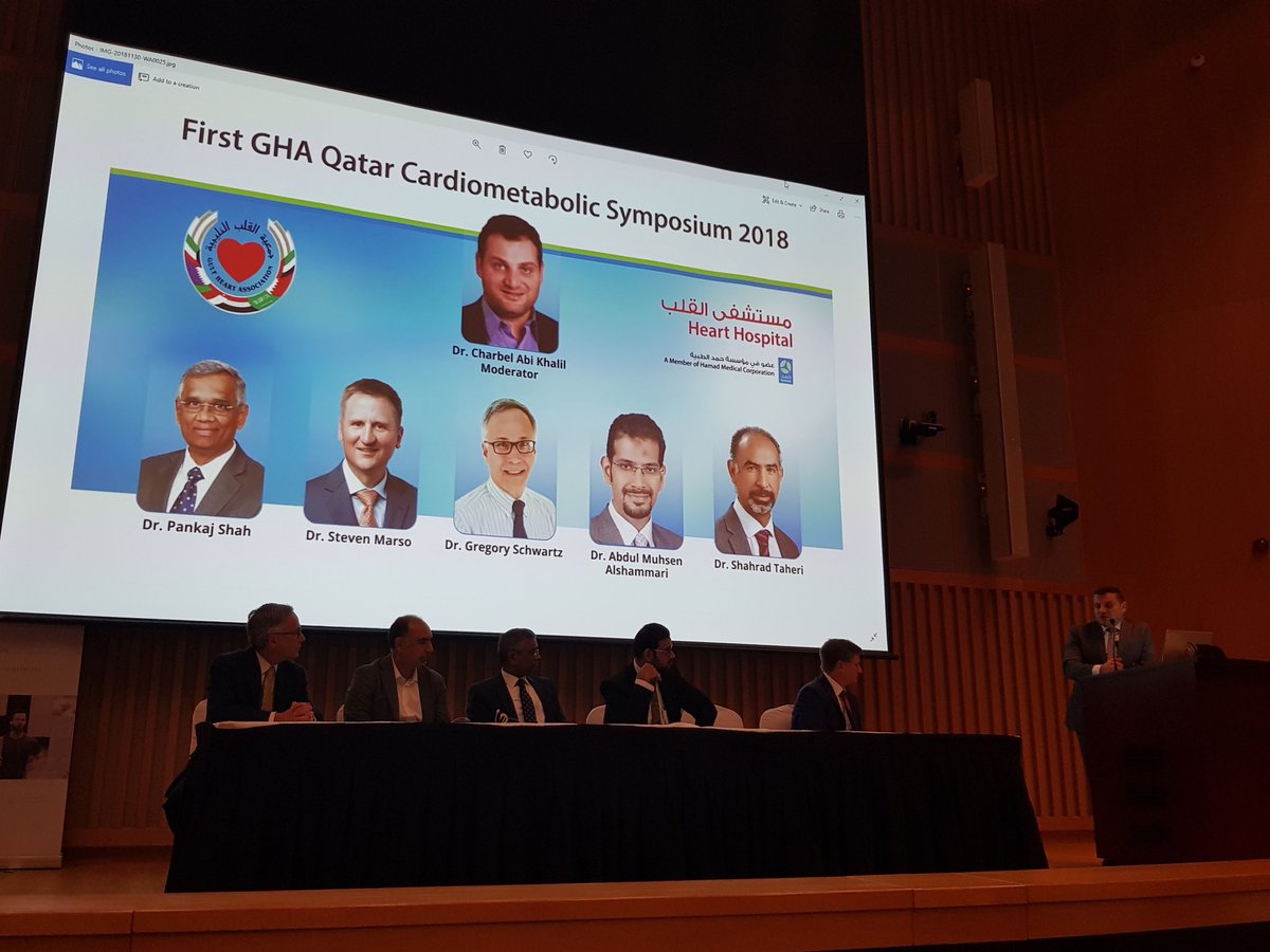 jassimalsuwaidi's tweet photo. Active participation of our colleagues at @WCMQatar @Ak_charbel and Dr Sharhad Taheri at the cardiometabolic symposium. Thank you. https://t.co/36EZ77cT2x