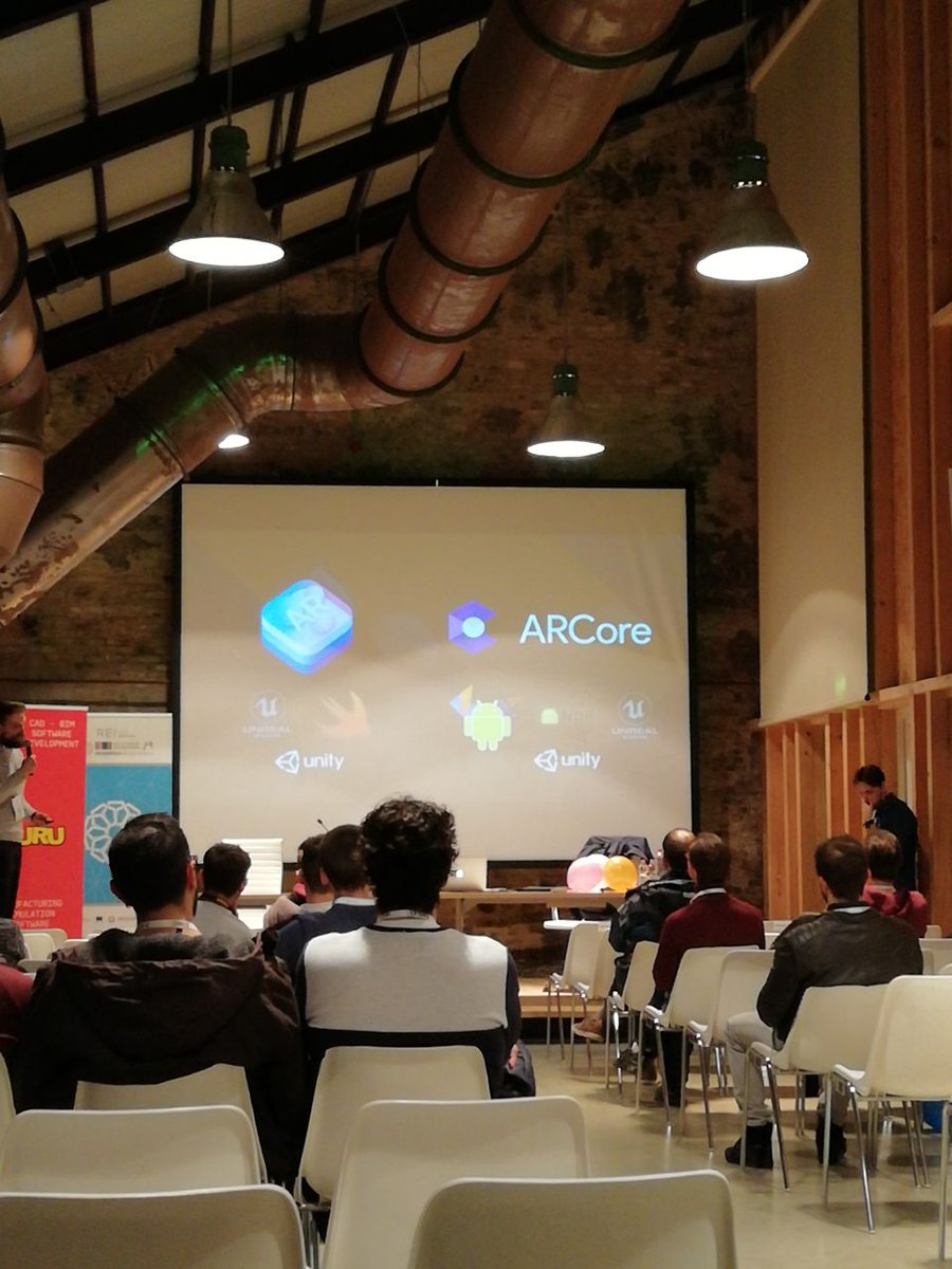 gdgbologna's tweet photo. 🎉Ora è il momento di:
💻Erik Minarini ( @doJester13 ) e Matteo Baraldi ( @_MatteoBaraldi_ ) con "AR Foundation: Merging AR Platforms"
🖥Alessandro Chiarini ( @achiarini ) con "BigData? Make it real with Google Cloud Data & AI Platform"
#DevFest18 #DevFestER #GDGItalia https://t.co/tH9Tra3aSw