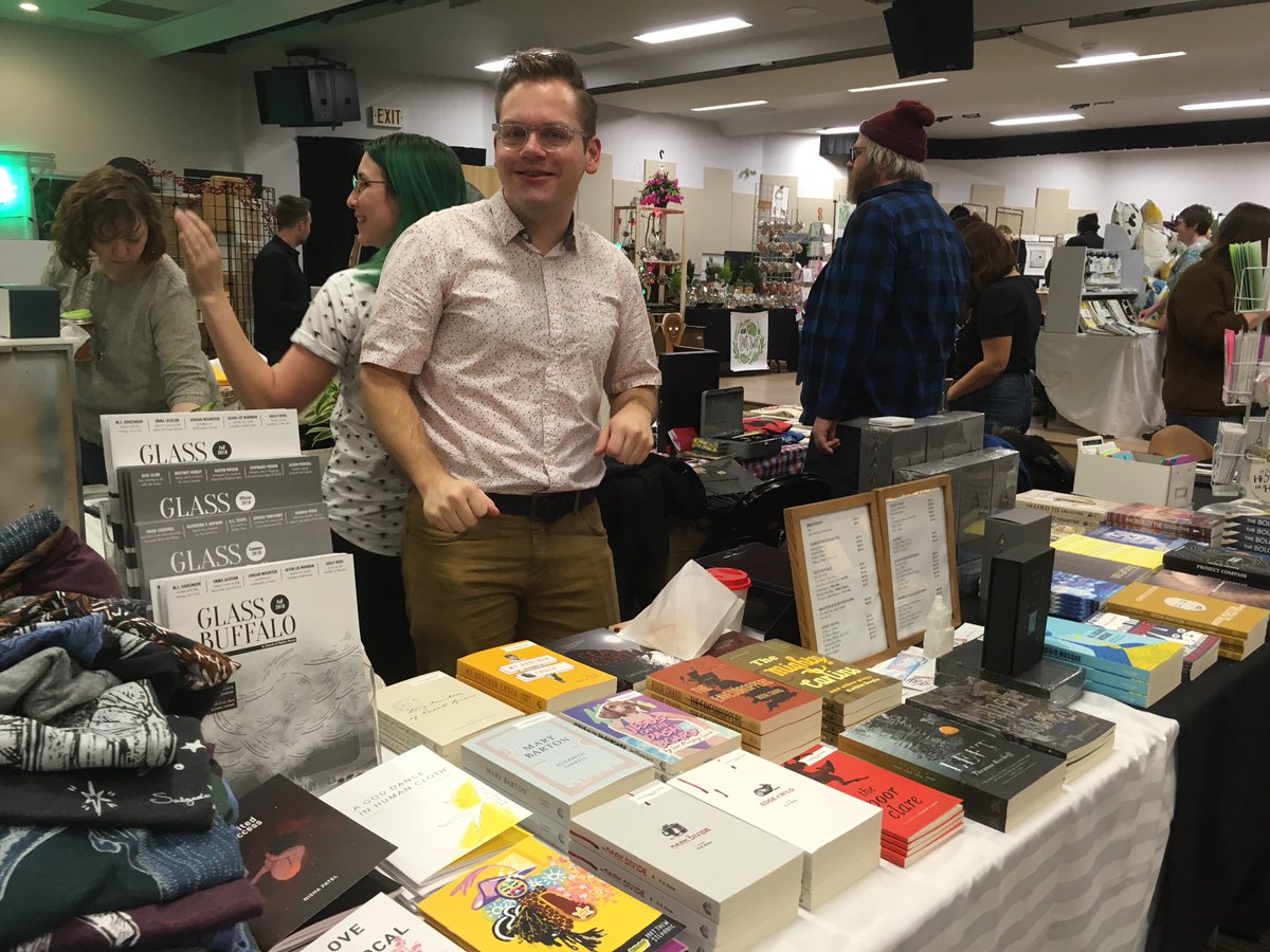 carissahalton's tweet photo. Getting our dance on  @theroyalbison Biblio-bison table with @mstepanic. Come buy local books #christmas this weekend and next. I’m here until 2:30pm! https://t.co/xs7glpglno
