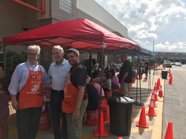 Legendary <a href="/HomeDepot/">The Home Depot</a> founder Bernie Marcus stops by the Boca Home Depot and walked with SM Joe today and pumped up all associates!