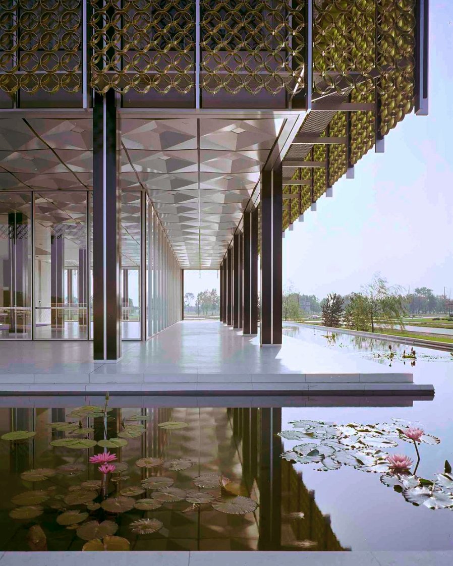 Architect Minoru Yamasaki was born on this day in 1912. Here are four of his buildings as documented by photographer Balthazar Korab