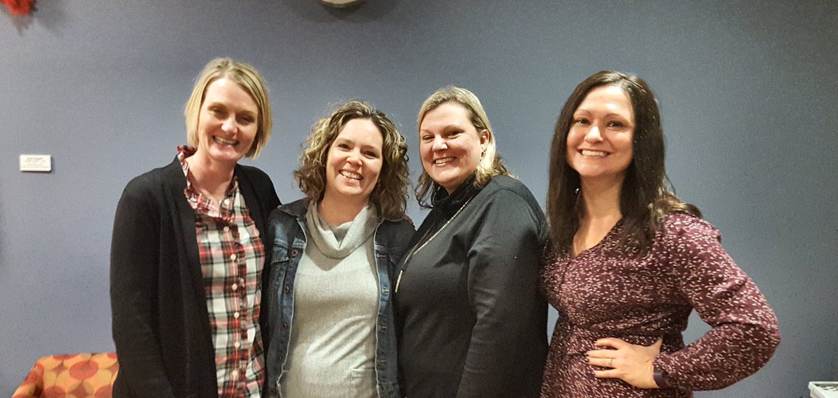 ElizabethMGould's tweet photo. Celebrating our last class for our Director of Special Ed and Pupil Services licensure. @TanyaFredrich @TeachKsadowski @KarenKnopf1 @CarrollUEduDept https://t.co/93nGj61wwT