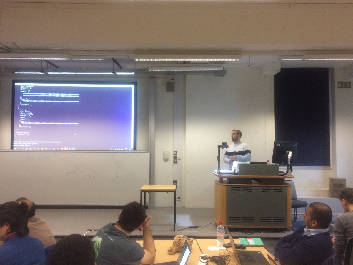 DevITJobsFR's tweet image. Big thank you to @DemerzelSolLtd, CTO and founder of @nethermindeth
for his time & expertise today at our 3rd Advanced Ethereum #EVM coding workshop. Thank you to all our students for making this a success (22 passionate software engineers). Will you join us next time?? #bytecode