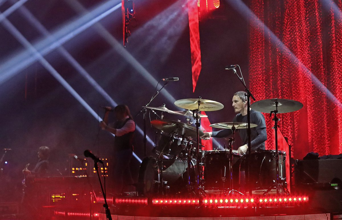 JeffFriedl's tweet photo. Finishing up 2018 with a big ol’ bang. 🔥 @aperfectcircle Europe tour starts tomorrow in Glasgow, Scotland. Let’s do this. 

Sweet-ass 📸: @timcadiente https://t.co/Qs9EIakzBZ