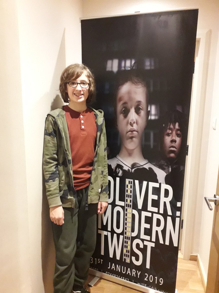 So #excited for #Oliver a #moderntwist #stage #play #teenactor #TeamDB