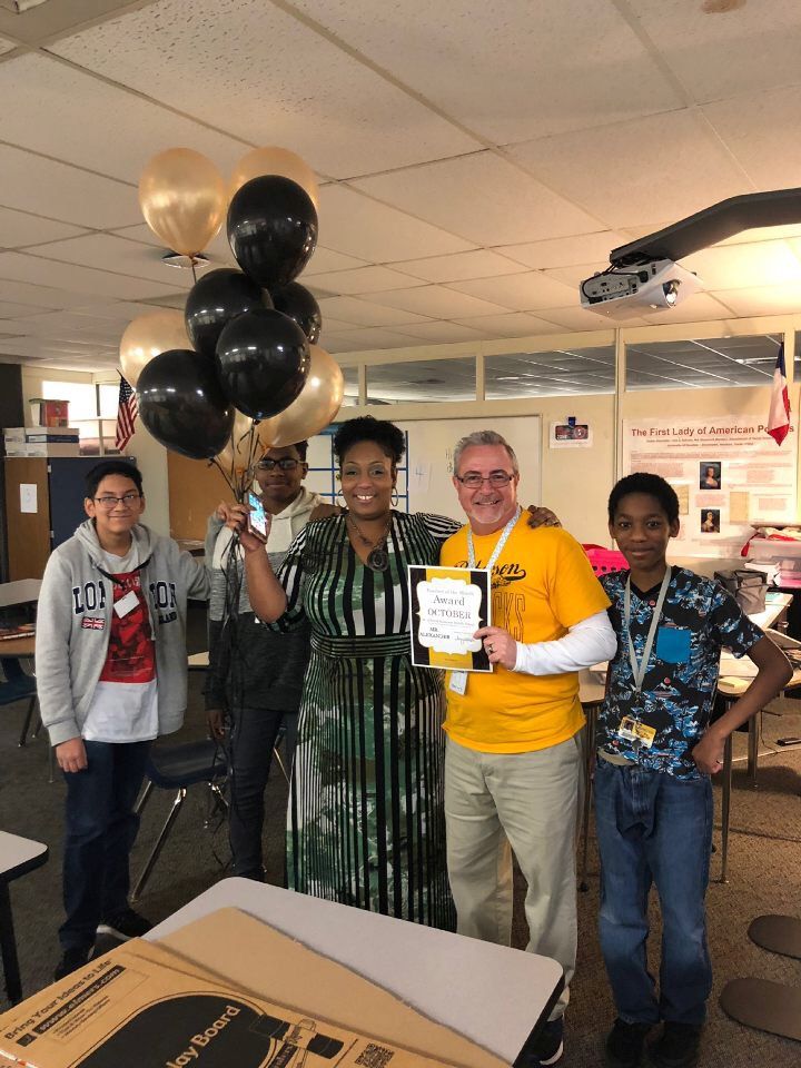 RobersonSpring's tweet photo. RMS is proud to announce the Paraprofessional for Oct., Ms. Obregon, Teacher of the Month for Oct. @rms_mralexander, Nov. Teacher of the Month Mr. Briggs,+ a giant #WhootWhoot goes out to @misspowers2722 as our RMS HAASBE Teacher of the Year!
@SpringISD 
@TraWalker3 
@KevJBanks https://t.co/q2IQjkpZ4p