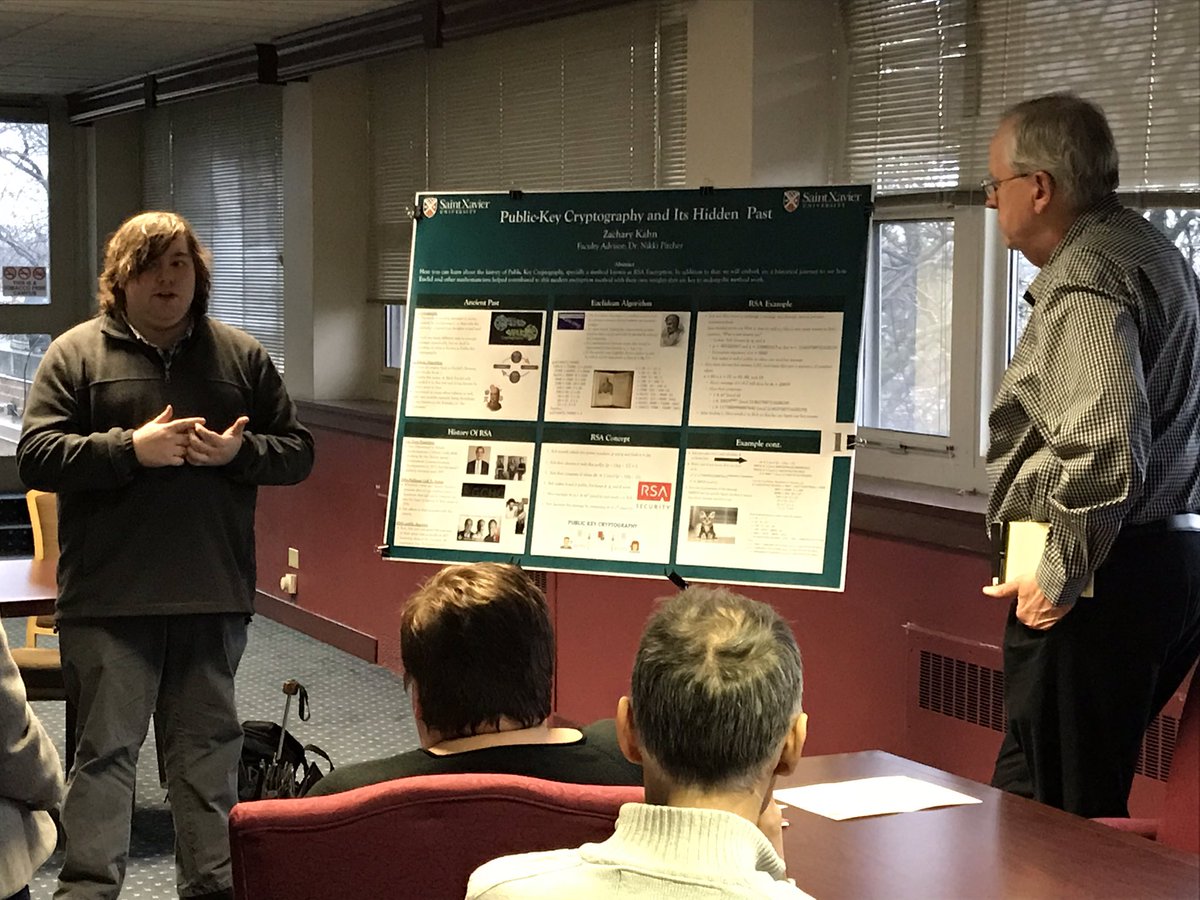 mongemath's tweet image. Very interesting project Zach @SaintXavier Math Senior Seminar student! #publickeycryptography #WeAreSXU