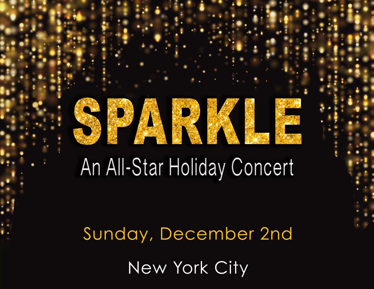 SPARKLEinNYC's tweet photo. We only have TWO of our $90 premium seats left for Sparkle: An All-Star Holiday Concert in NYC benefiting The Actors Fund tomorrow at 7:30pm. Grab them now to get the best seats and have your name listed in the program (we go to print in an hour!!!). https://t.co/6Lh039WKZu ✨ https://t.co/jW5RR2ZAzK