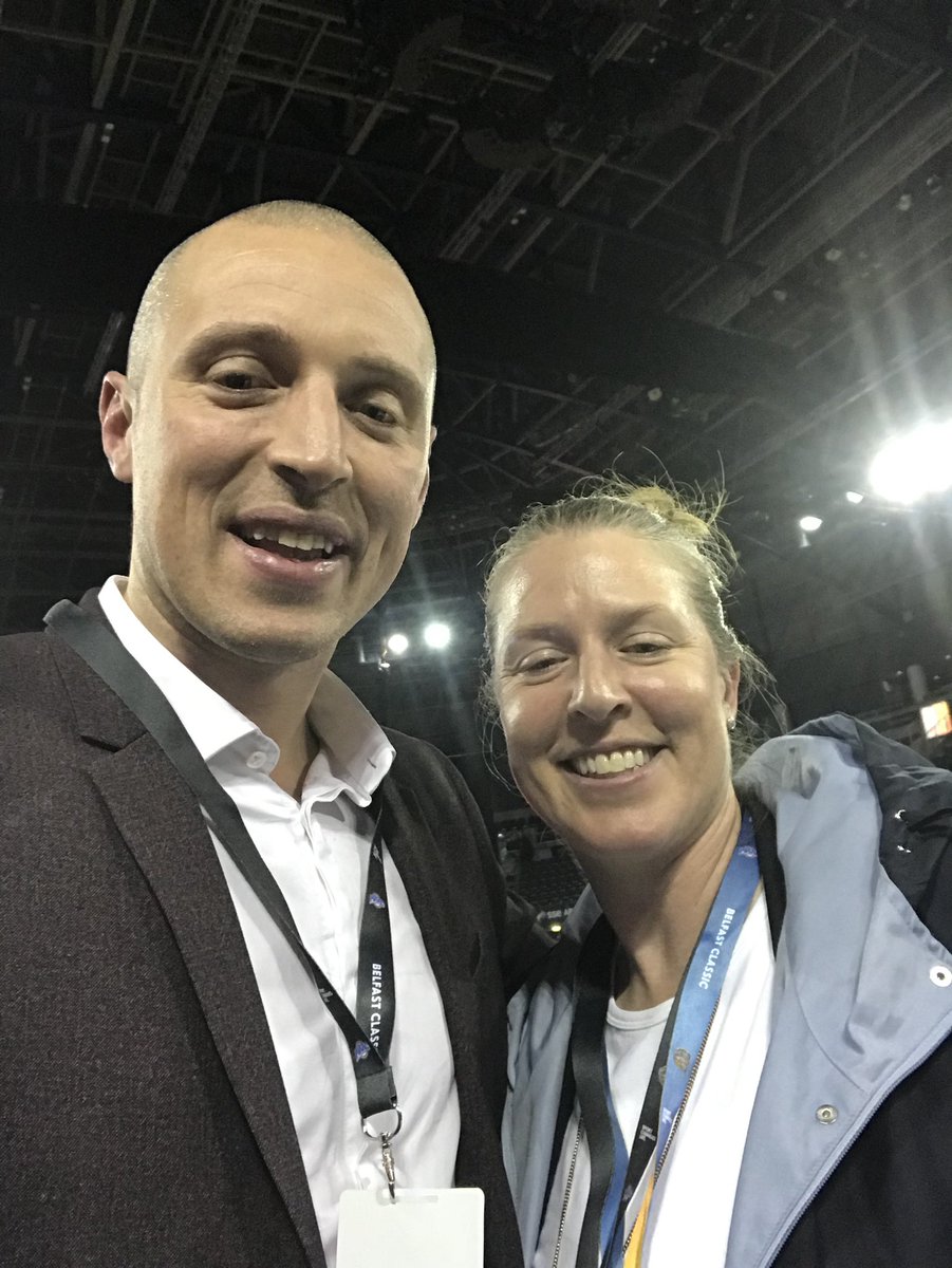 starryboy14's tweet photo. What a weekend with  @marcmulholland @sportchangeslife and everyone @BelfastClassic Loved every second and met some fantastic people. What brilliant work Sport Changes Lives carry out on a daily basis with all the wonderful Victory Scholars. Well done to @MaristMBB and @uATb_bot https://t.co/e6s2ySuaQh