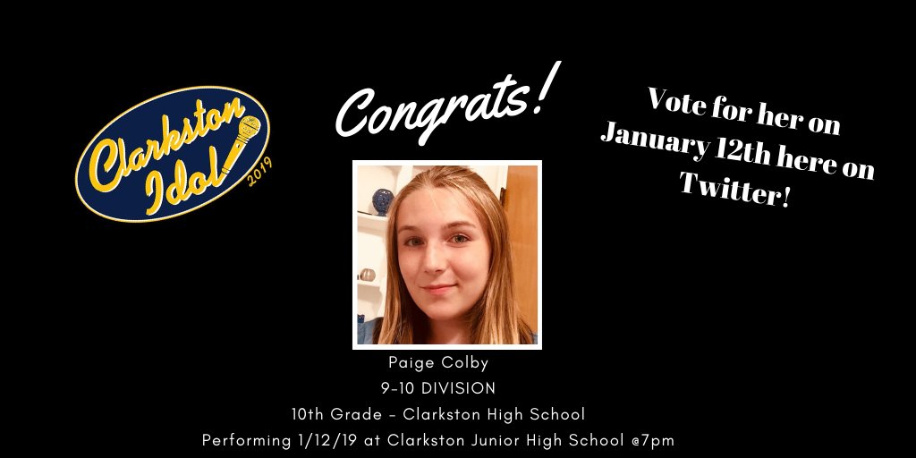#PaigeColby #clarkstonidol2019 #9-10DIVISION