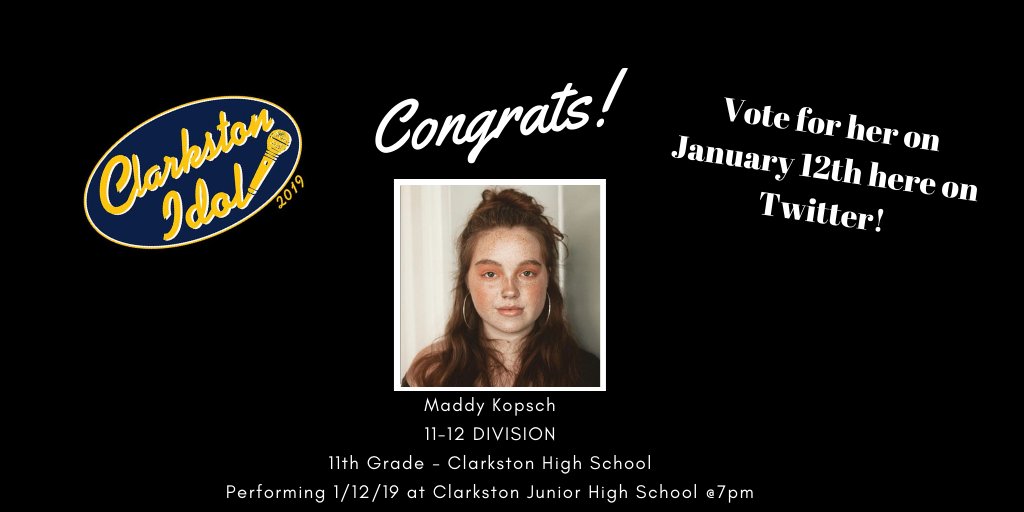 #MaddyKopsch #clarkstonidol2019 #11-12DIVISION