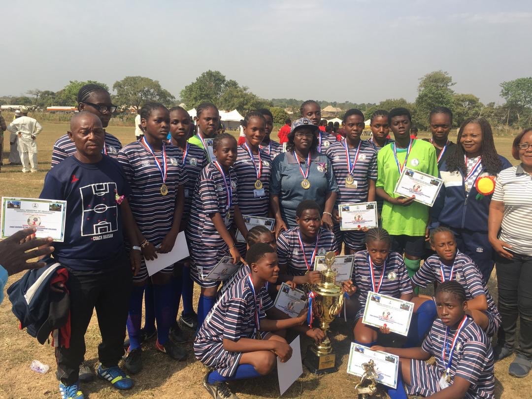Proud of Our Queen’s at Queen’s College Yaba. 1st position at the 1st Federal Government Colleges Football Competition Suleja