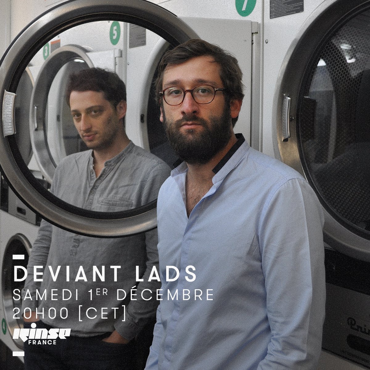 RinseFrance's tweet photo. C'est parti pour @DeviantLads jusqu'à 21h sur Rinse France  😎

🔒 #verrouillé >>> https://t.co/GnEXqQnzYT https://t.co/cH5MdbUtVS