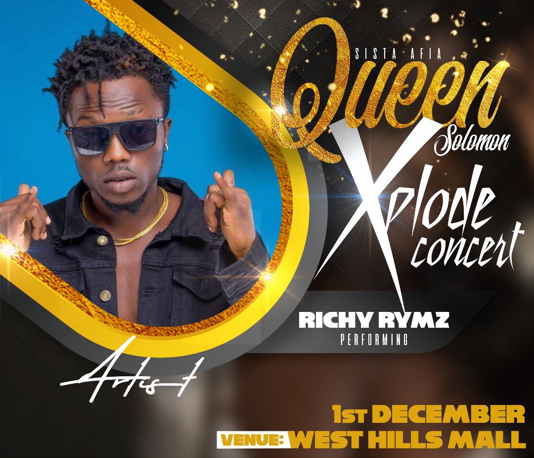 RichyRymz's tweet photo. With @sista_afia Tonight..If u make late you go miss..Cum mke we #DoThatTin https://t.co/5IxIvBwFu4