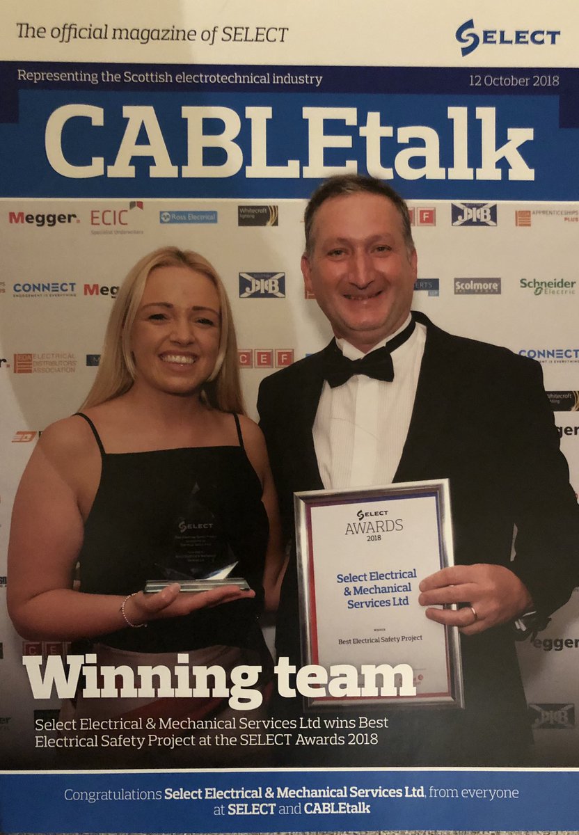 SELECTEM's tweet image. Our winning poster, from #CABLEtalk magazine.
Check out our website at selectems.co.uk for info on our award winning business.