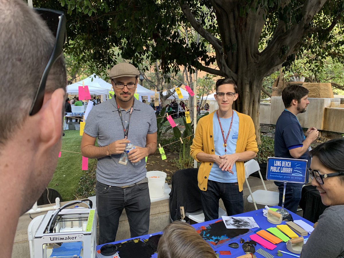 BaldwinHills's tweet photo. .@LBCityLibrary #LBPLStudio at the #DTLAMiniMakerFaire! #LAPLmakes https://t.co/jiW8WtlMUc