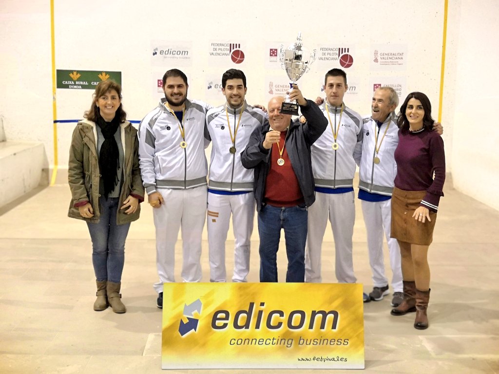 fedpival's tweet photo. 🏆 Final Interpobles - @EdicomGroup 
1a A Trinquet #Onda
🥇 Pilota Alfara Patriarca 70
🥈Alfara de la Baronia  50 https://t.co/Or3wFmxPFN