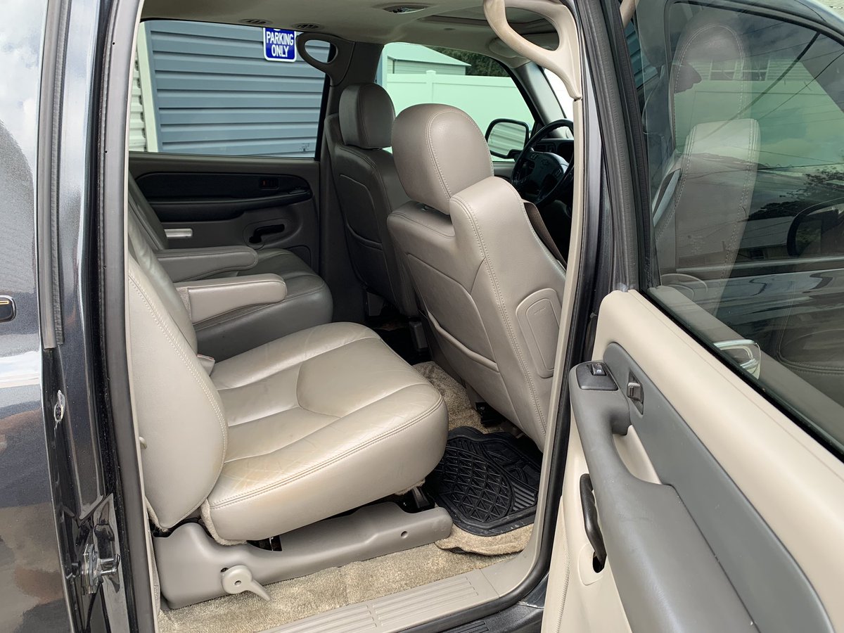 SpiresAutoSales's tweet photo. 2003 Chevy Suburban LT
198,492 miles
$4,995
Power Leather seats, rear air controls and headphone jacks. Totally loaded vehicle and space for a huge family. Brand new Nitto Terrain Grappler tires. Power sunroof. Give us a call at 863-332-8867. #carsforsale #usedcars #lakeland https://t.co/F9LGVaGw10
