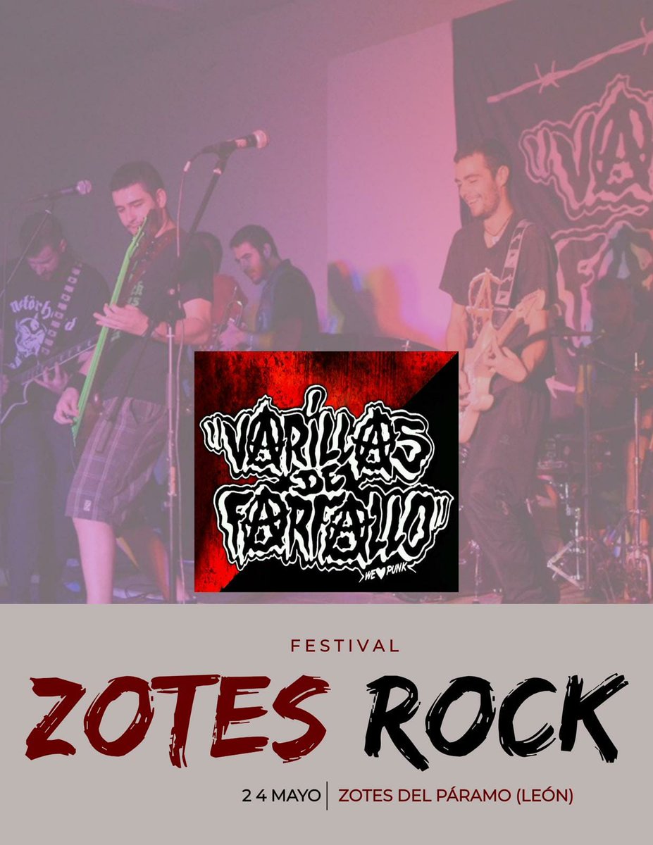 zotes_'s tweet photo. Y empezamos fuerte... PRIMER GRUPO CONFIRMADO DE ESTE ZOTES ROCK es... VARILLAS DE FARFALLO
https://t.co/1OaBDuZv30
¡Pronto habrá más confirmaciones, estad atentos! https://t.co/6Jgj53XaXr