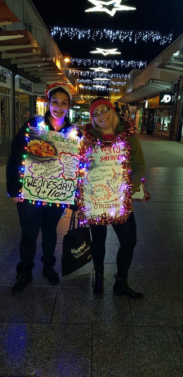 KellywtonSW's tweet photo. Out spreading the @SlimmingWorld love today. #Promotions #Slim4Xmas #newsandstar #timesandstar #workington @LouiseLister13 https://t.co/HRgBPw7bma